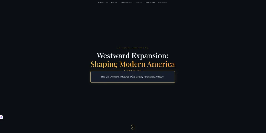 Westward Expansion